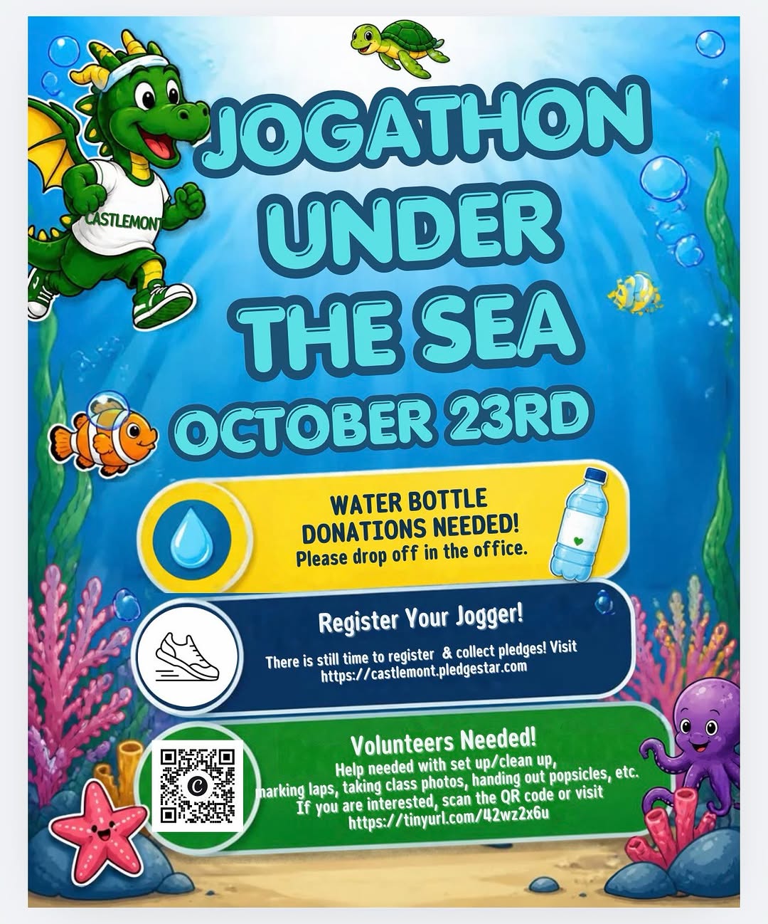 Instagram post: Get ready dragons , the jog-a-thon is almost here!