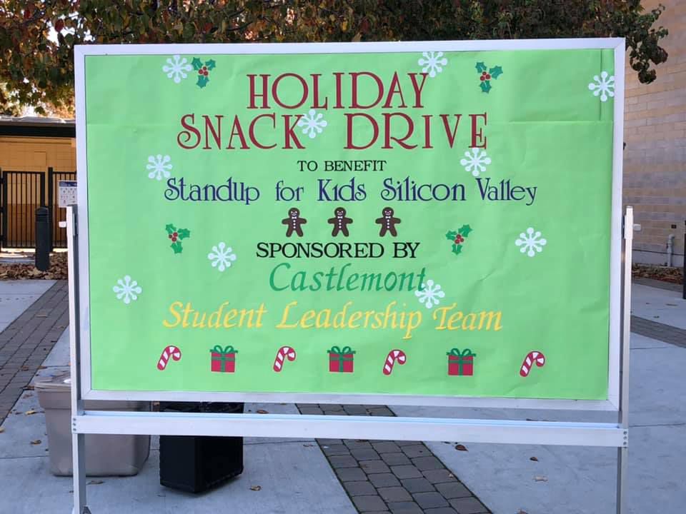 Holiday Snack Drive Sign