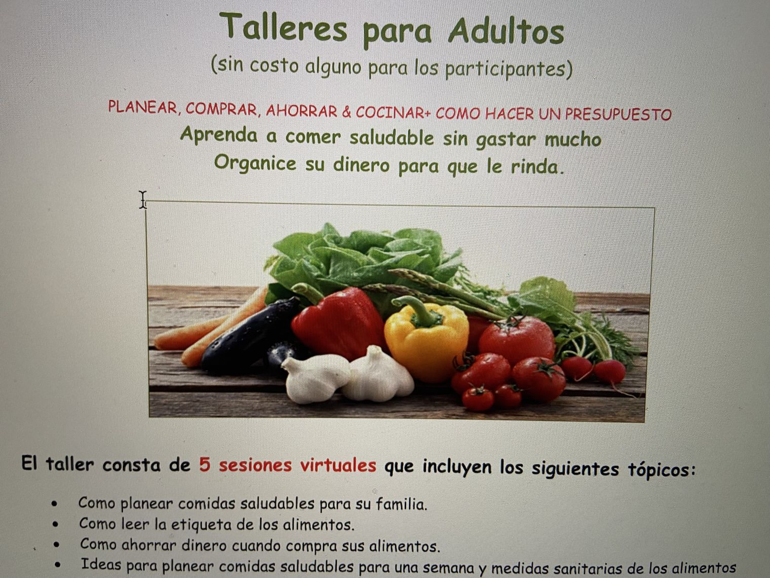 Bright fruits and vegetables