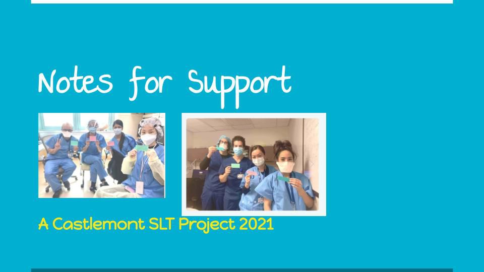 Notes for Support