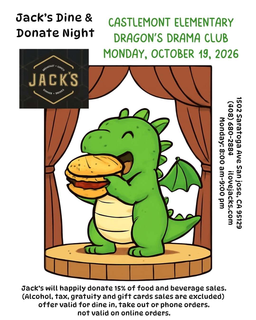 Instagram post: Support our drama club!