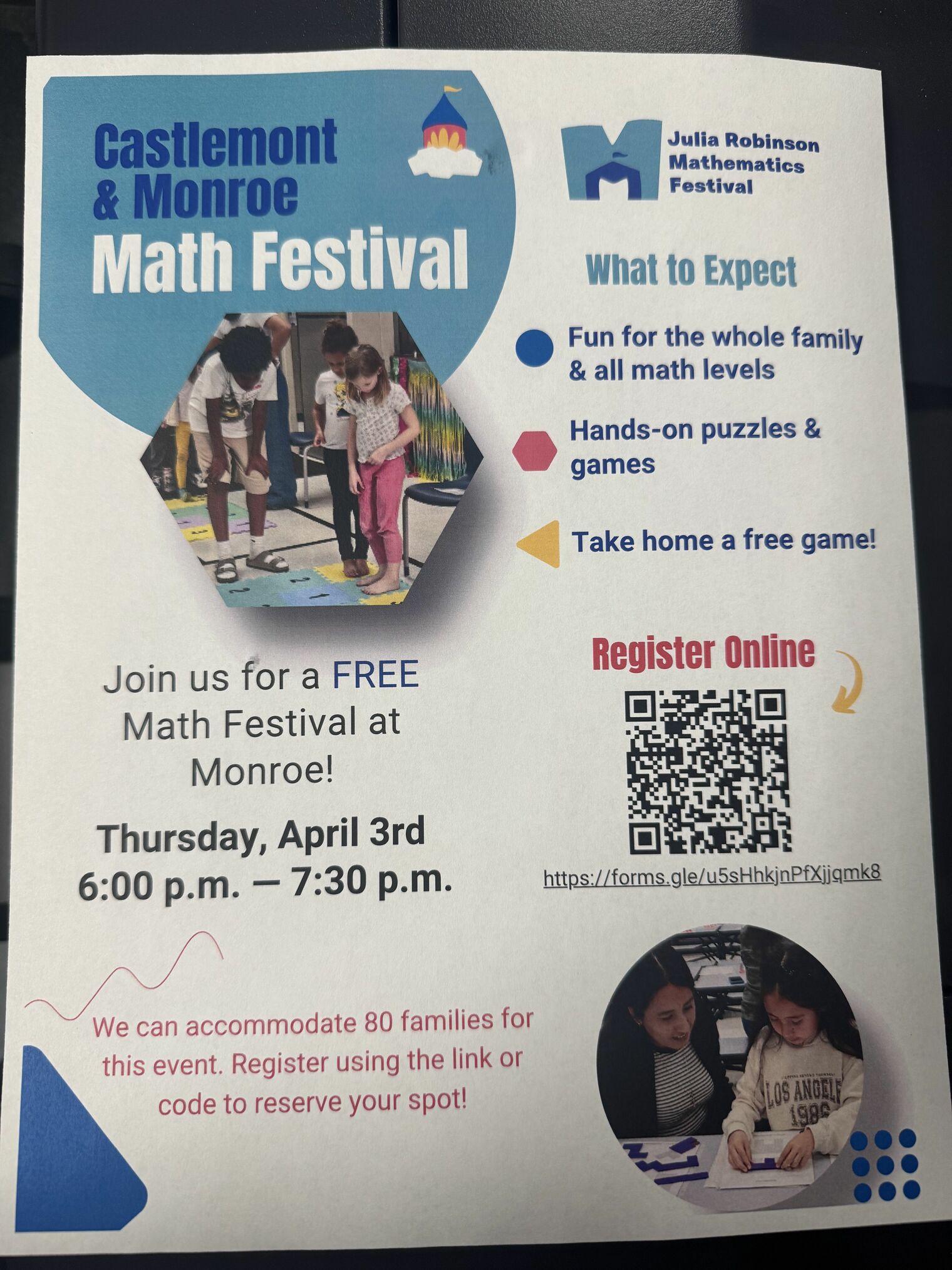 Castlemont and Monroe Math Festival