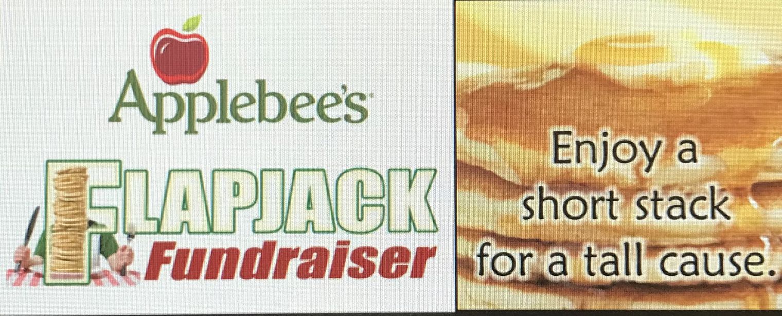 Applebee's Flapjack Fundraiser.