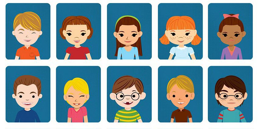 Students ready for picture day