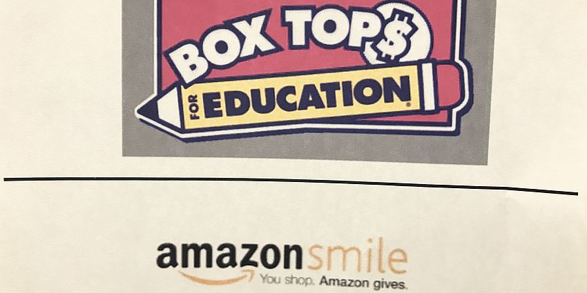 Box Tops for Education and Amazon Smile Gives