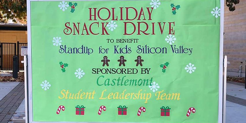 Snack Drive sign