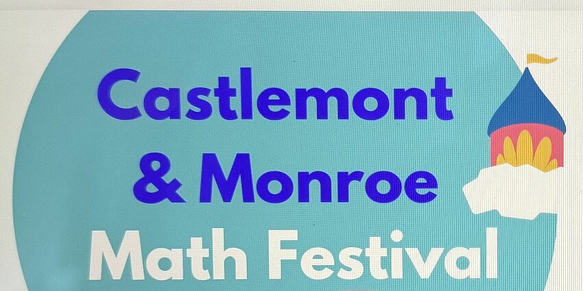 text that says Castlemont and Monroe Math Festival