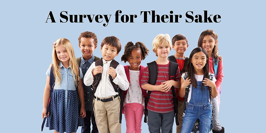 a groups of young students smiling. Text reads: