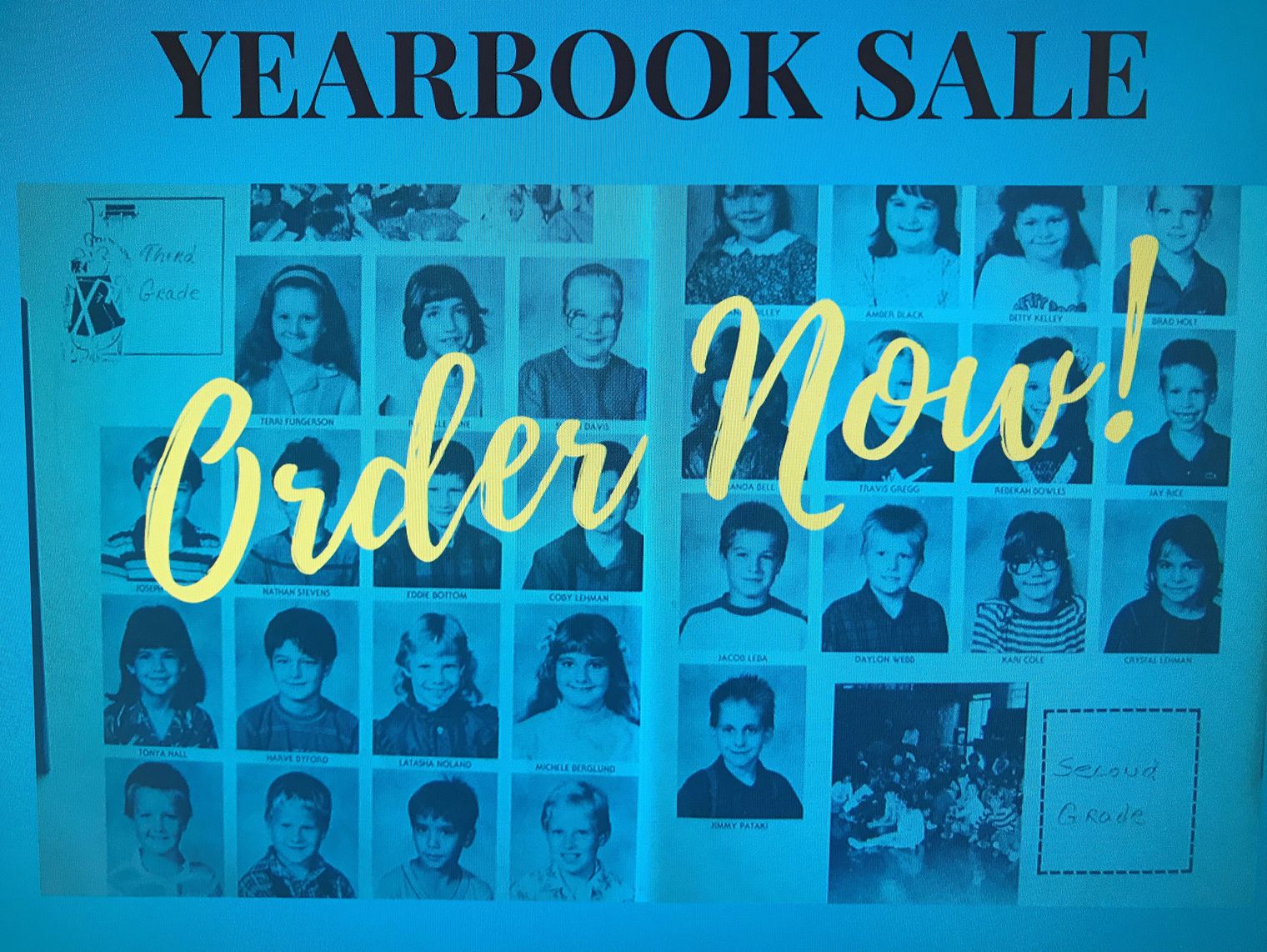 Yearbook Sale Order Now!