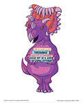 Bookfair Dinosaur Book Fair Dinosaur